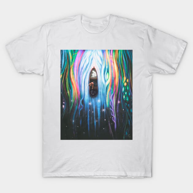 Between the Worlds T-Shirt by visionarysea